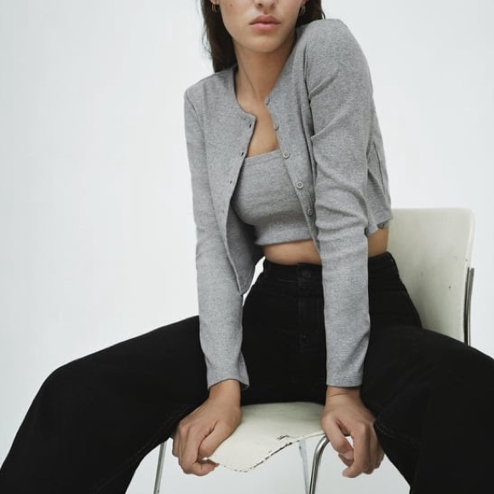 Zara Cropped Cardigan